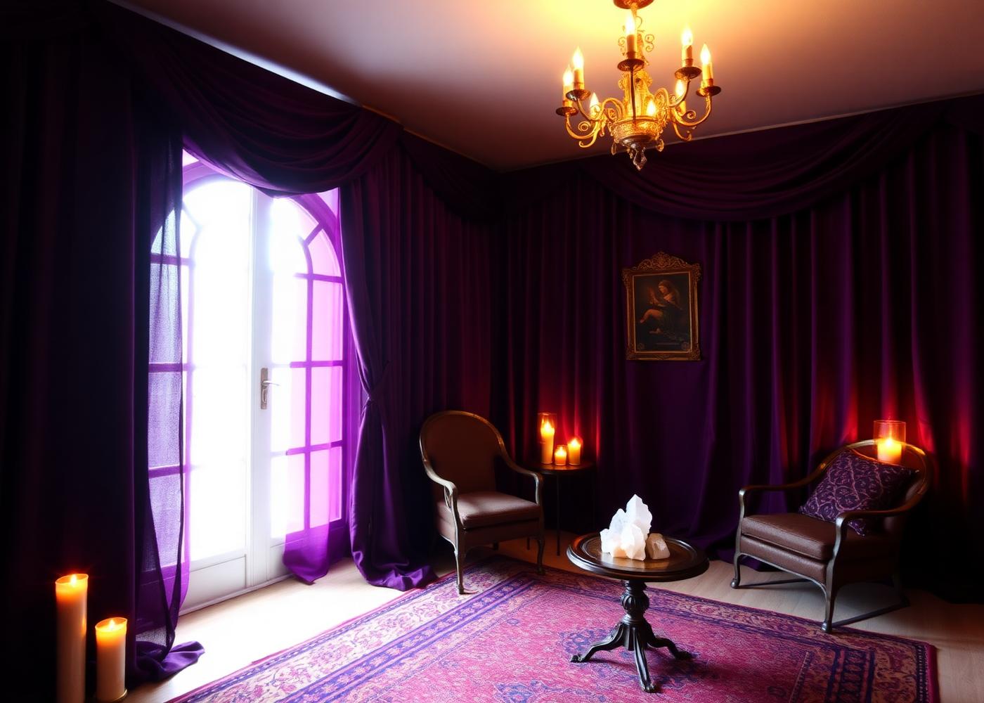Calm, private reading room at Fontana Psychic